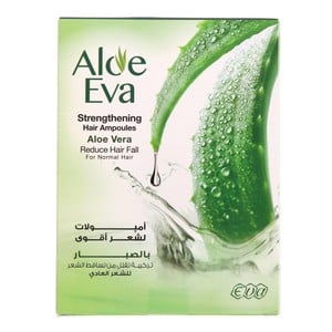 Aloe Eva Strangthening Hair Ampoules Reduce Hair Fall 4 x 15ml