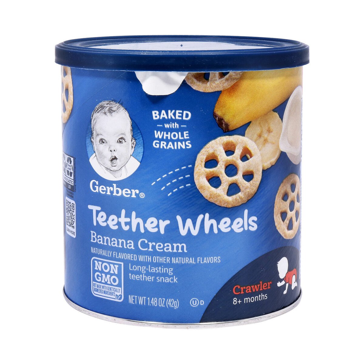 Gerber Teether Wheels Banana Cream 42 g