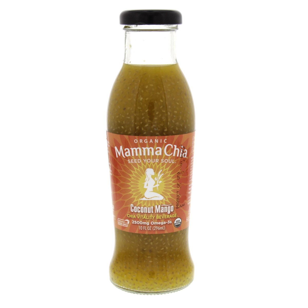 Mamma Chia Organic Coconut Mango Chia Vitality Beverage 296ml