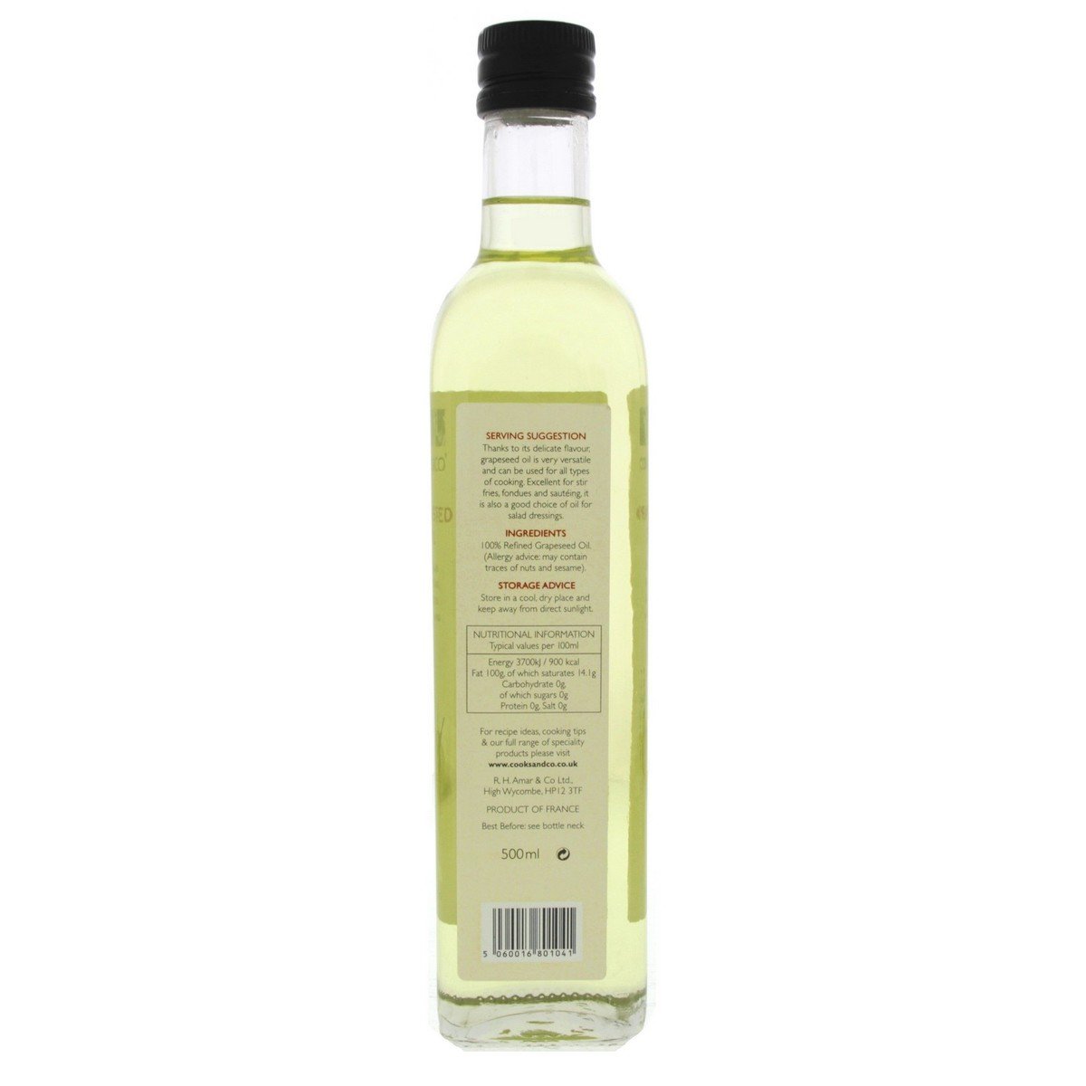 Cooks & Co Grapeseed Oil 500 ml
