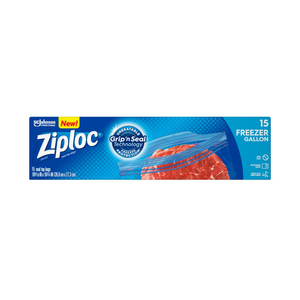 Ziploc Freezer Gallon Easy Open Tabs 15pcs