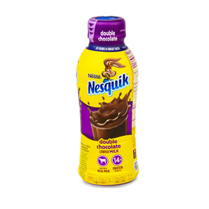 Nestle Nesquick Double Chocolate Milk Drink Low Fat 414ml