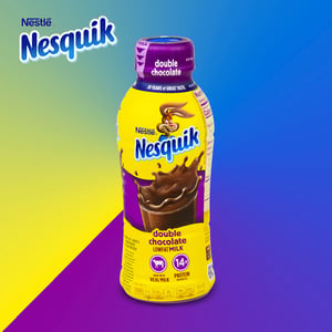 Buy Nestle Nesquik Double Chocolate Milk Drink Low Fat 414 ml Online at Best Price | Gluten Free | Lulu UAE in UAE