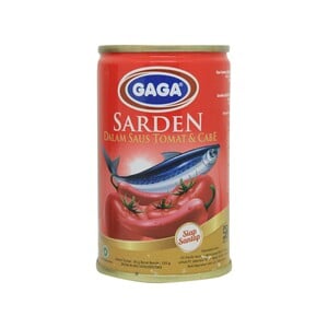 Gaga Sardines Saus Tomat & Cabe 155g