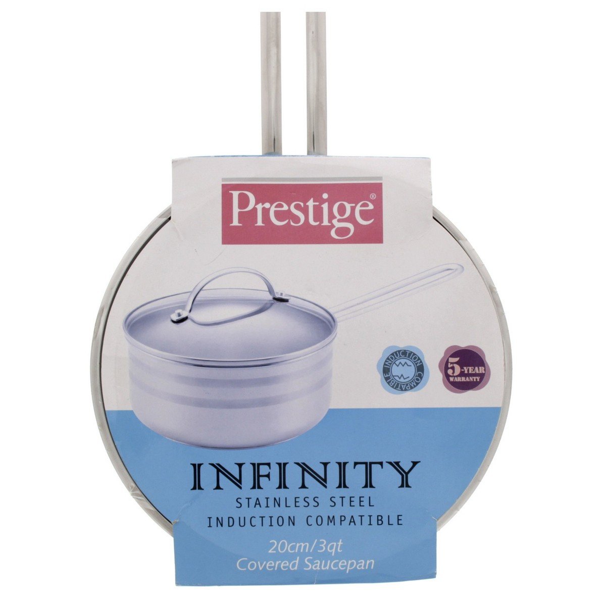 Prestige Infinity Stainless Steel Sauce Pan, 18 cm, PR77373