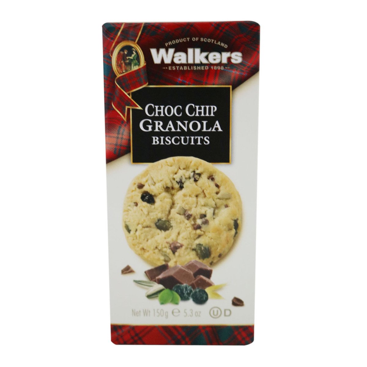 Walkers Choco Chip Granola Biscuits 150g