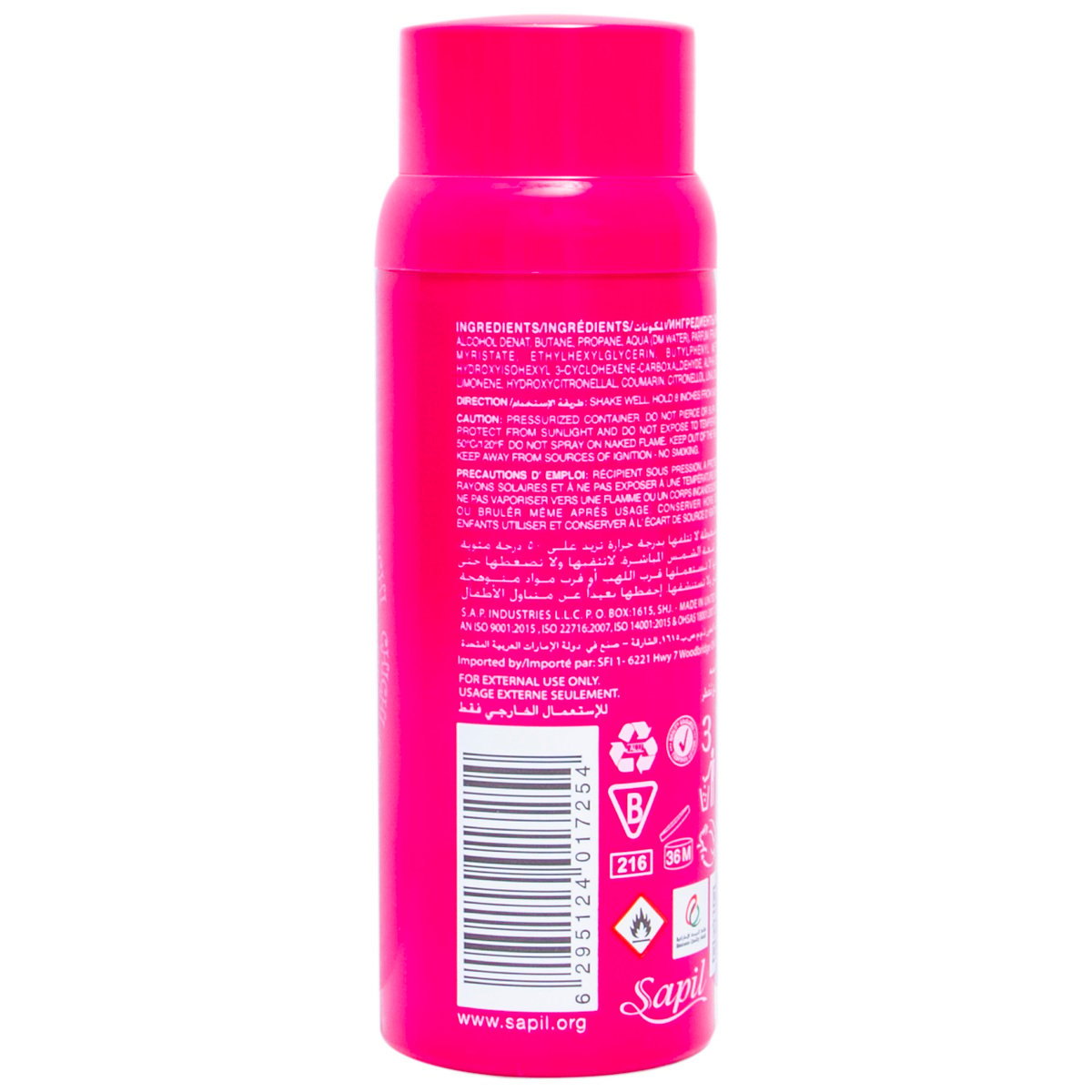 Sapil Chichi Pour Femme Perfumed Deodorant for Women, 150 ml