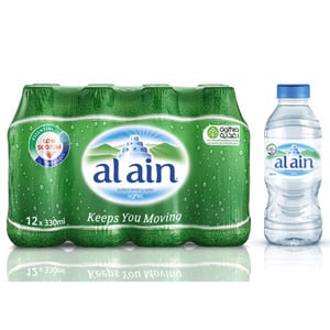 Al Ain Bottled Drinking Water 330 ml 10+2