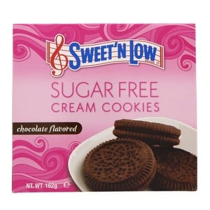 Buy Sweet N Low Sugar Free Cream Cookies With Chocolate Flavored 162 g Online at Best Price | Biscuits | Lulu KSA in Kuwait