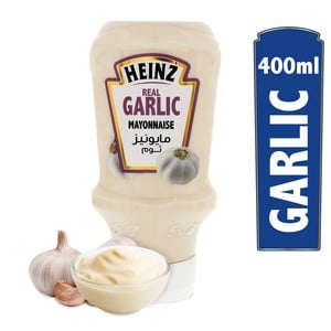 Heinz  Garlic Mayonnaise Top Down Squeezy Bottle 400ml