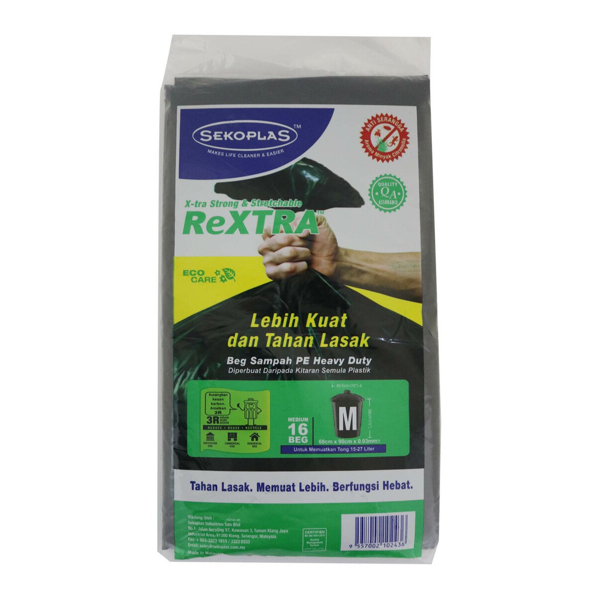 Rextra Repels Pests Garbage Large 12pcs