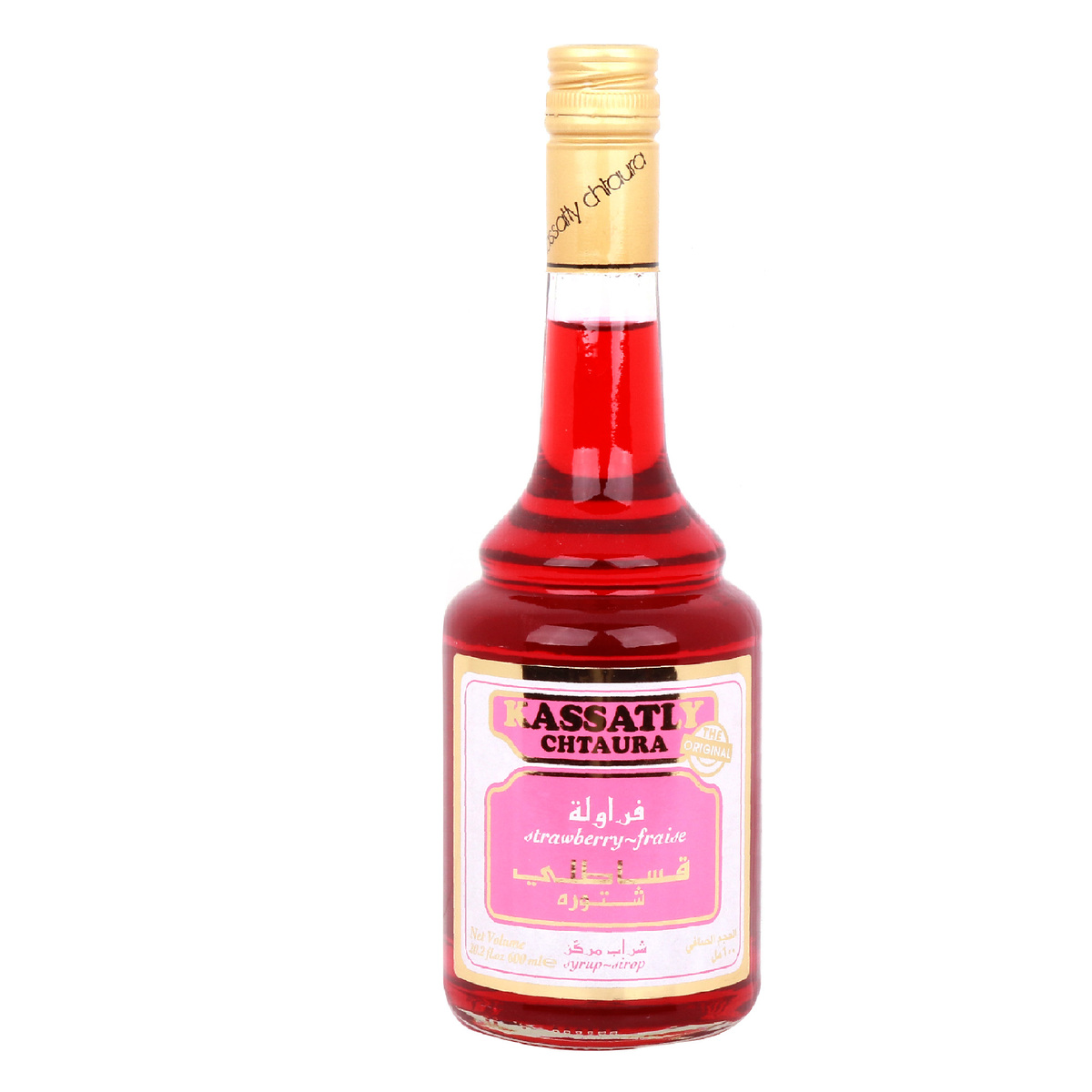 Kassatly Chtaura Syrup Strawberry 600ml