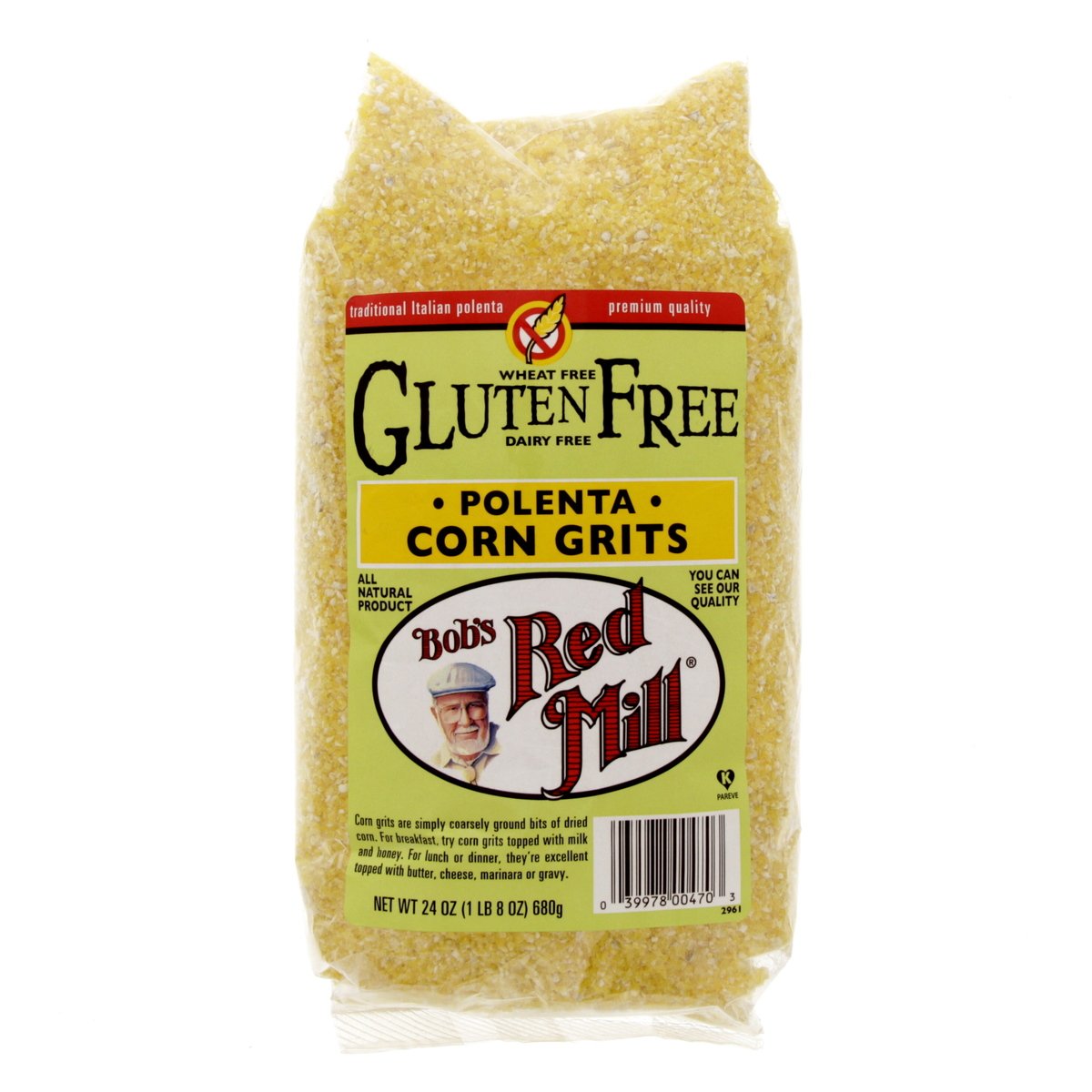 Bobs Red Mill Gluten Free Polenta Corn Grits 680 g