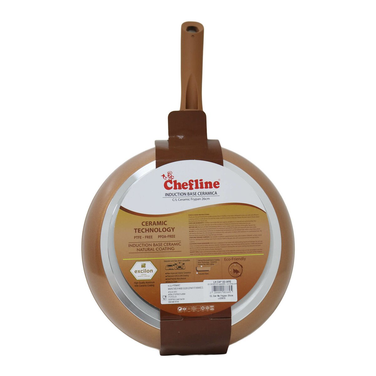 Chefline Ceramic Non-Stick Frypan 26cm JJ26CG