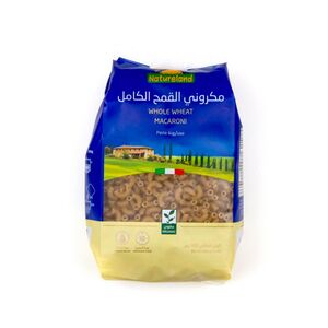 Natureland Organic Whole Wheat Macaroni 500 g