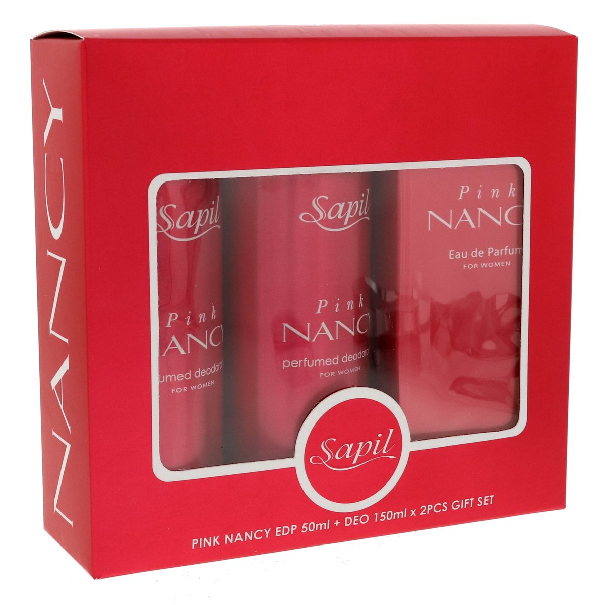 Sapil Nancy Pink For Women Eau De Parfum 50 ml + Deodorant 2 x 150 ml