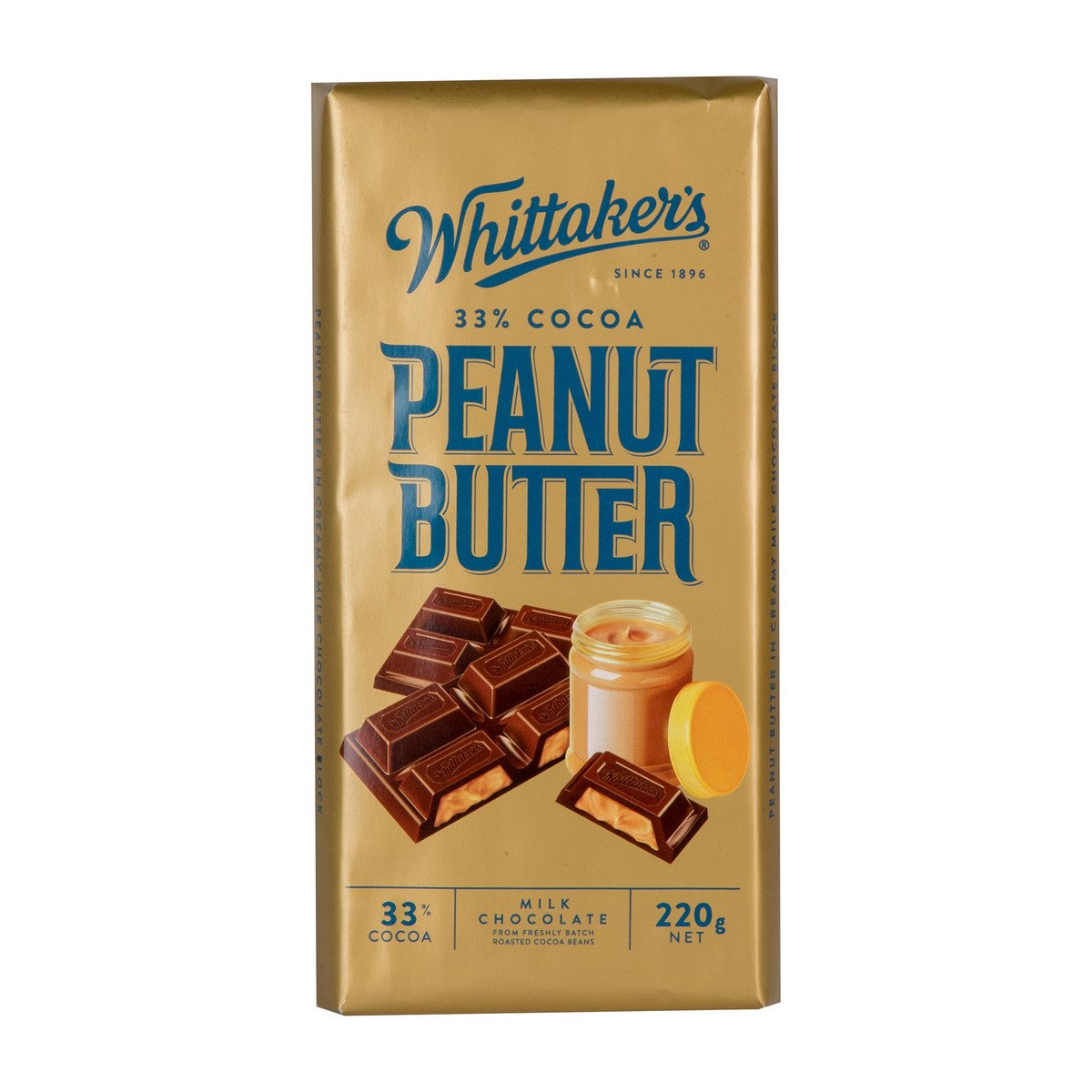 Whittaker's Peanut Butter Milk Chocolate 220 g