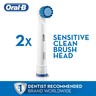 Oral B Sensitive Clean Replacement Brush Head 2 Count
