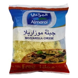 Almarai Shredded Mozzarella Cheese Full Fat 500g