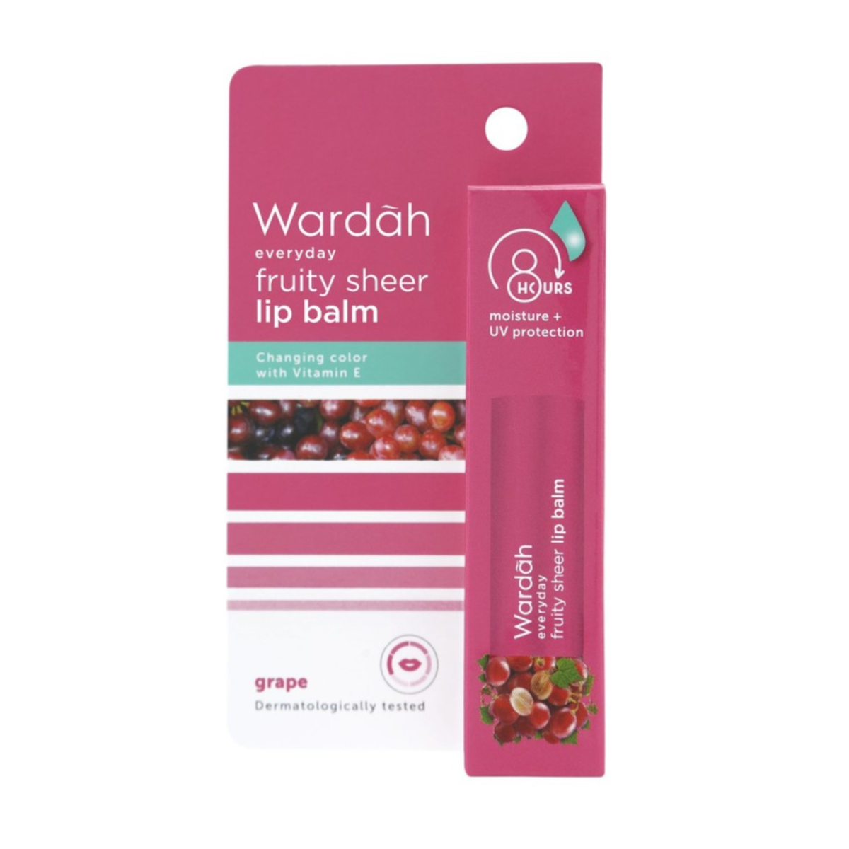 Wardah Fruity Sheer Lip Balm Grape