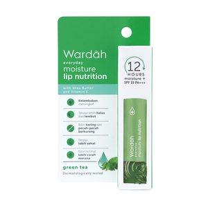 Wardah Moisture Lip Nutrition Green Tea