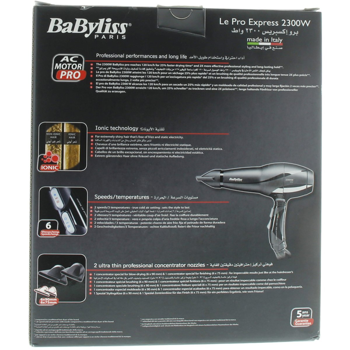 Babyliss Hair Dryer BAB6614SDE