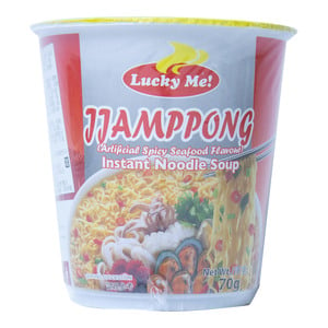 Lucky Me Jjamppong Spicy Instant Noodle Soup 70g