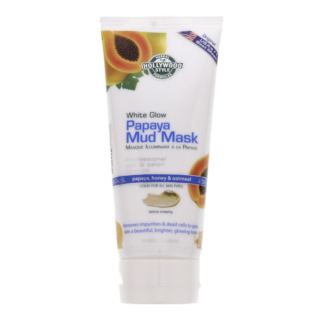 Holly Wood Style White Glow Papaya Mud Mask Extra Creamy 150 ml