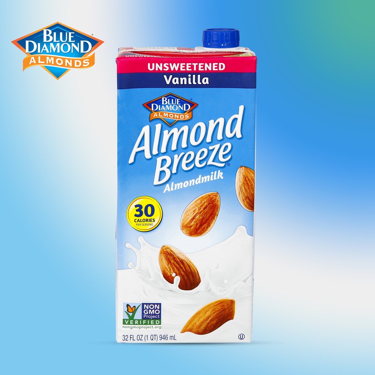 Blue Diamond Almond Milk Unsweetened Vanilla 946ml