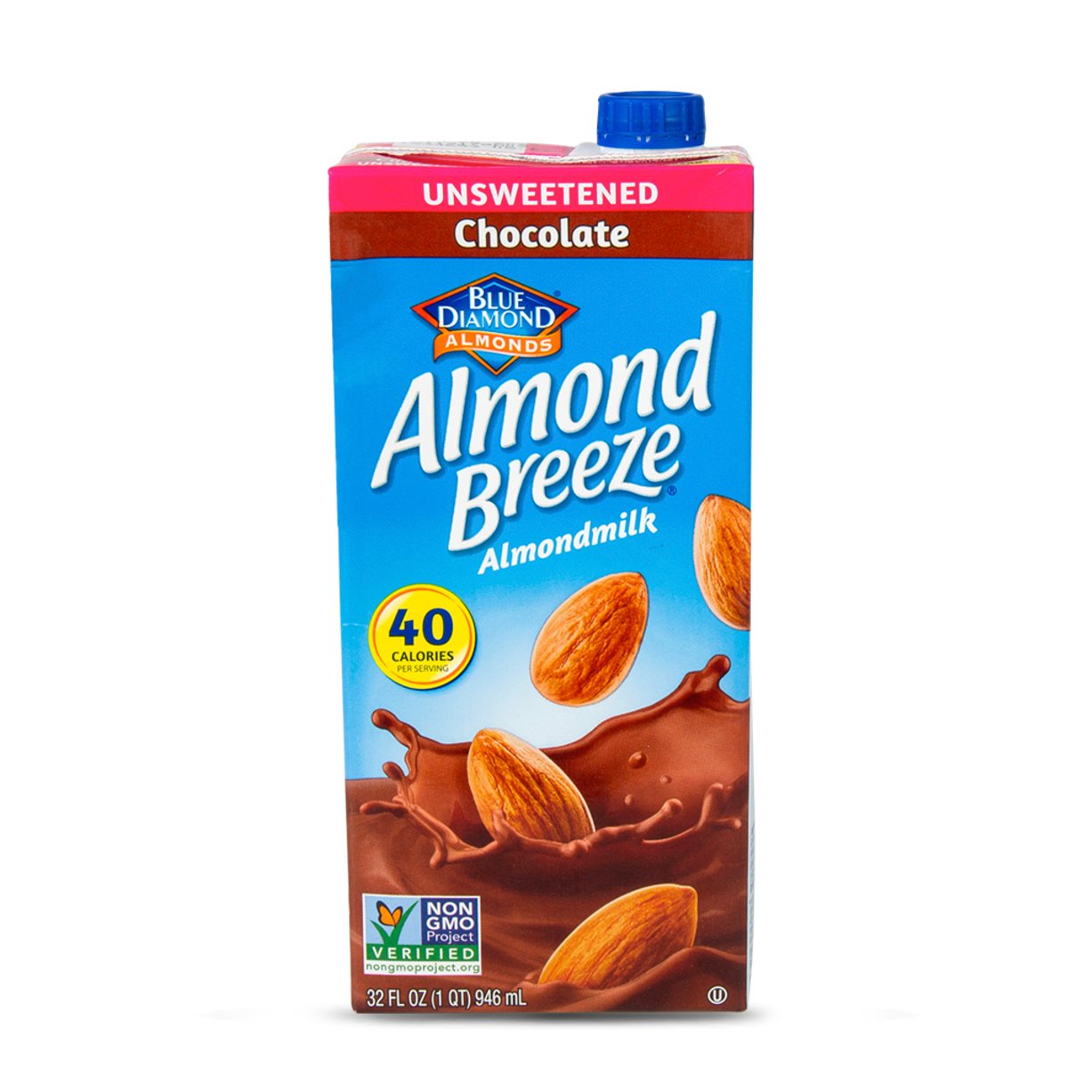 Blue Diamond Almond Breeze Unsweetened Chocolate Almond Milk 946 ml