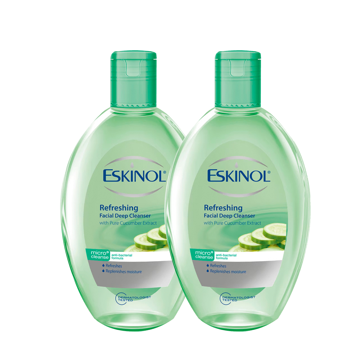 Eskinol Facial Cleanser Assorted 2 x 225 ml