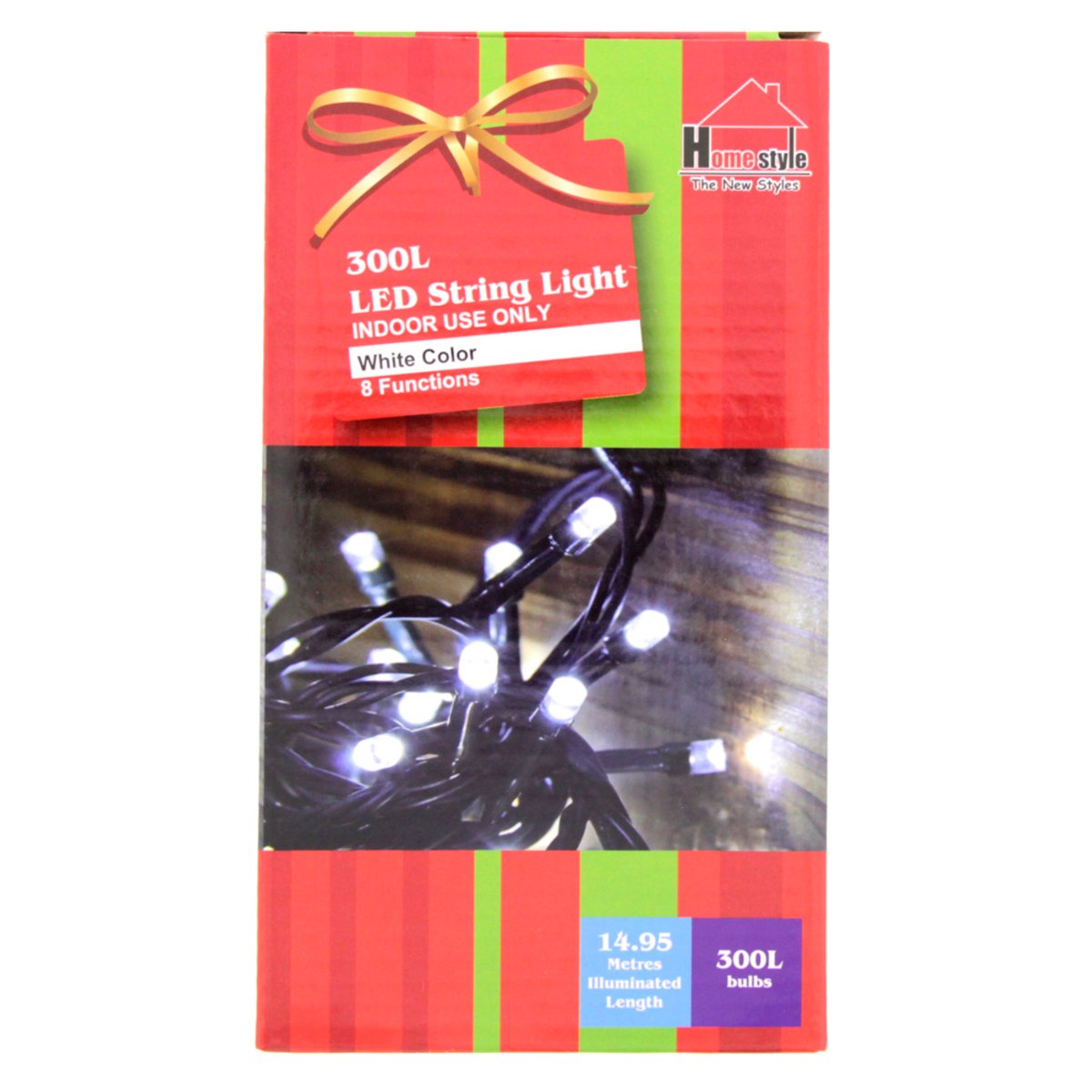 Home Style LED String Light LED300L-W