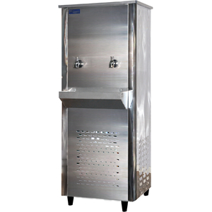 Super General 2 Tap 25 Gallons Water Cooler, Stainless Steel, SGAA33T2
