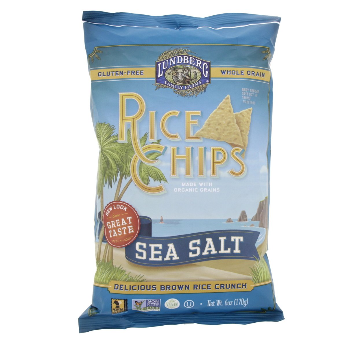 Lundberg Rice Chips Sea Salt 170 g
