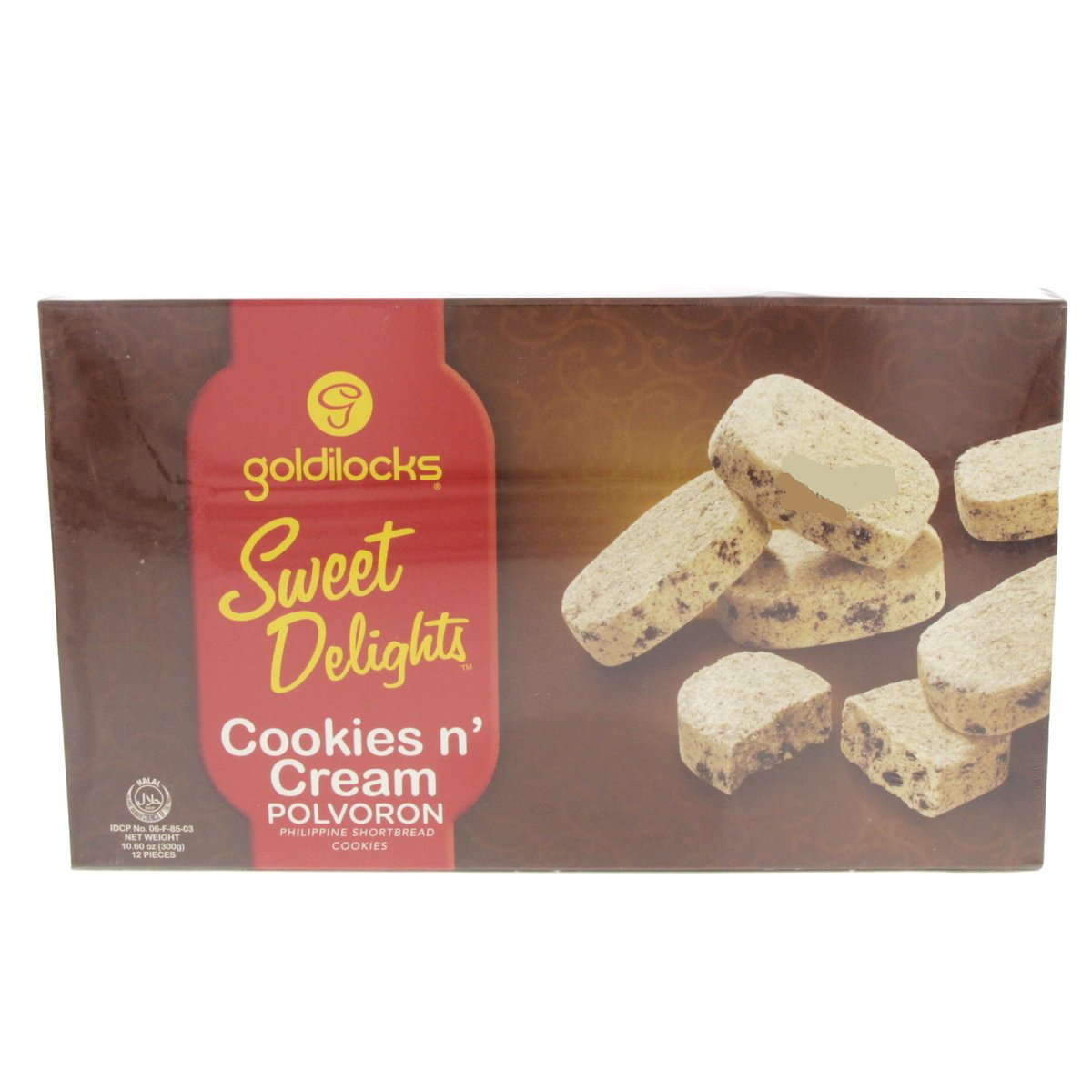 Goldilocks Sweet Delights Cookies n' Cream Polvoron 300g