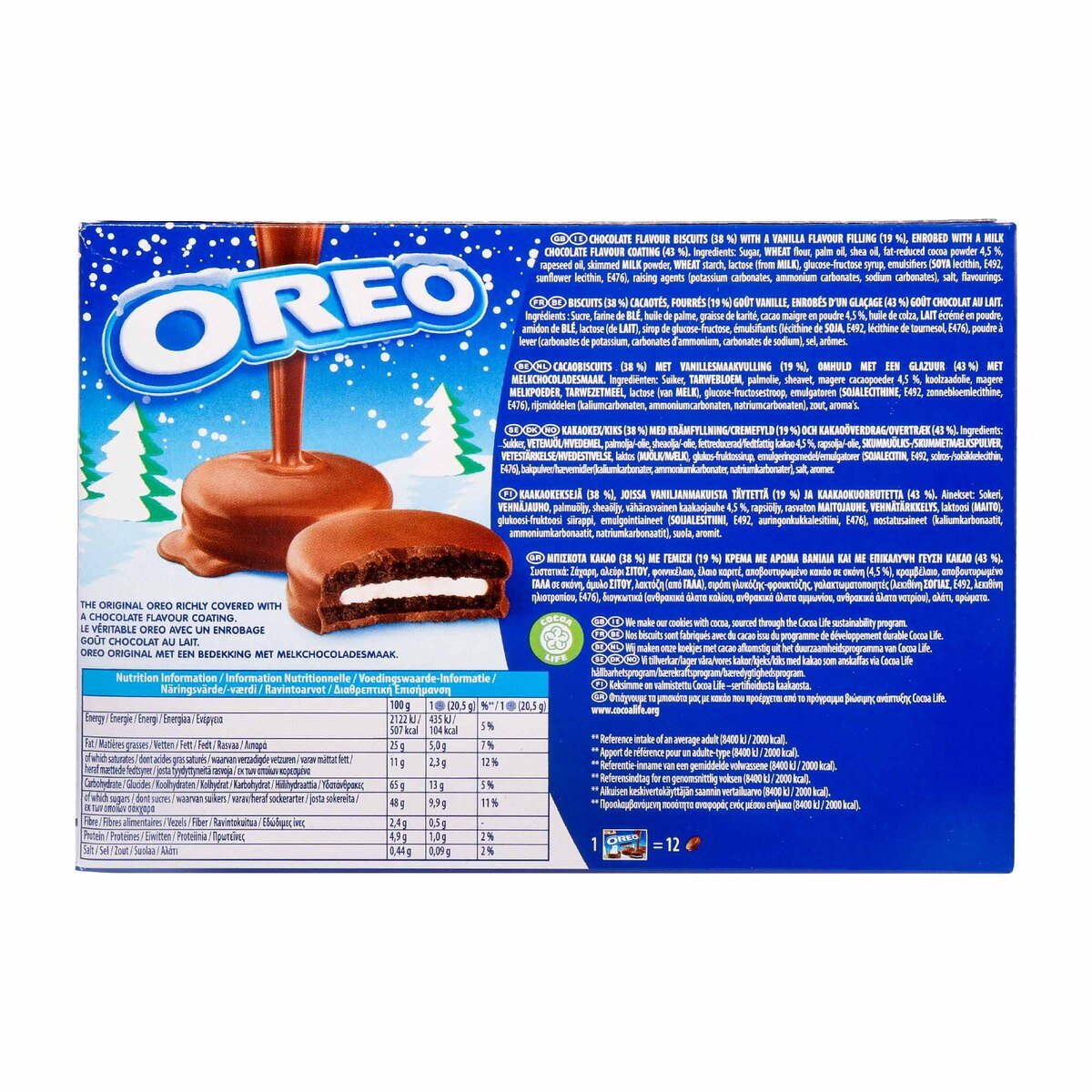 Nabisco Oreo Enrobed Chocolate Biscuits 246 g