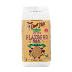Buy Bobs Red Mill Organic Golden Flaxseed Meal 453 g Online at Best Price | Flour | Lulu Kuwait in Kuwait