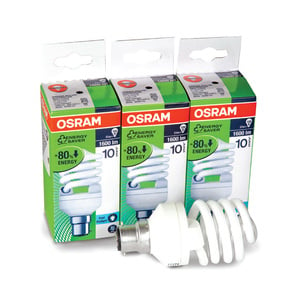 Osram Energy Saving CFL Bulb 23W B22 DL 3pcs