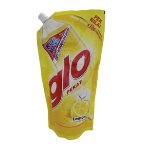 Glo Lemon Dishwashing Liquid Refill Pack 900ml