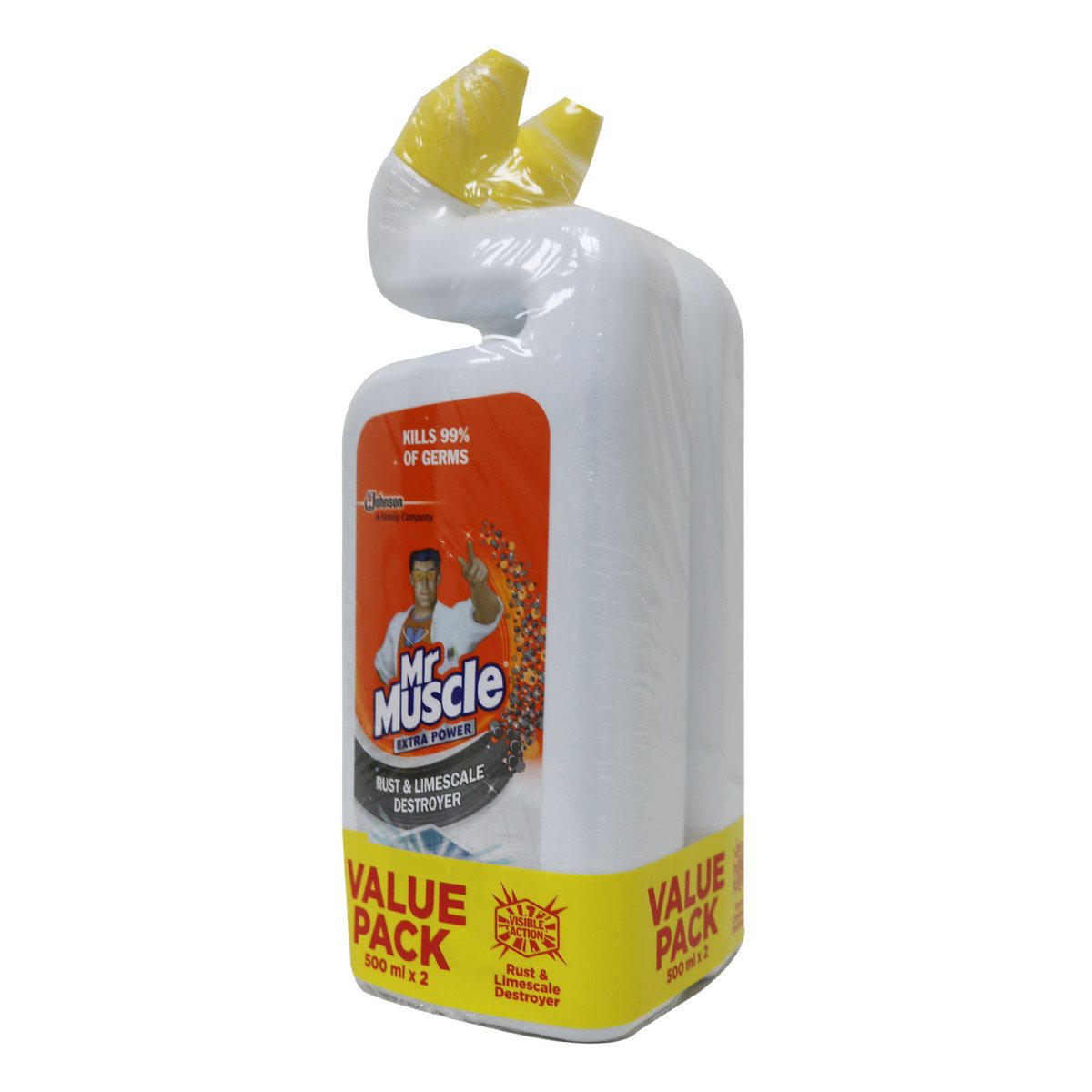 Mr Muscle Toilet Cleaner Rust & Lime Scale 2 x 500ml