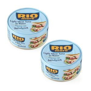 Rio Mare Light Meat Tuna In Water 2 x 160g