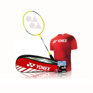 Yonex Badminton Frame Arcsaber 10i BFRARC10I Combo Pack Bag+T-shirt+Grip+String