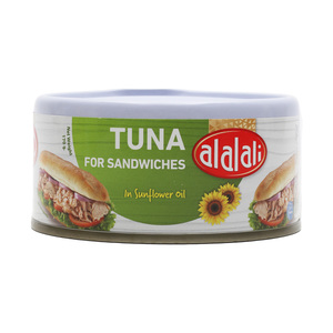 Al Alali Yellow Fin Tuna For Sandwiches In Sunflower Oil 170g