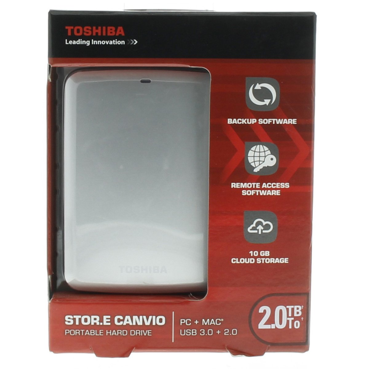 Toshiba External HDD Canvio Stor.E V7 2TB Silver