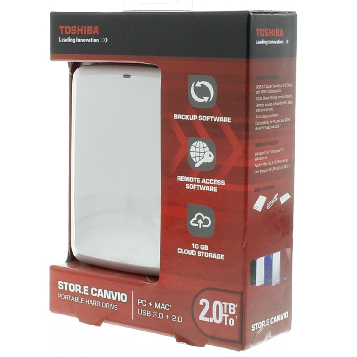 Toshiba External HDD Canvio Stor.E V7 2TB Silver