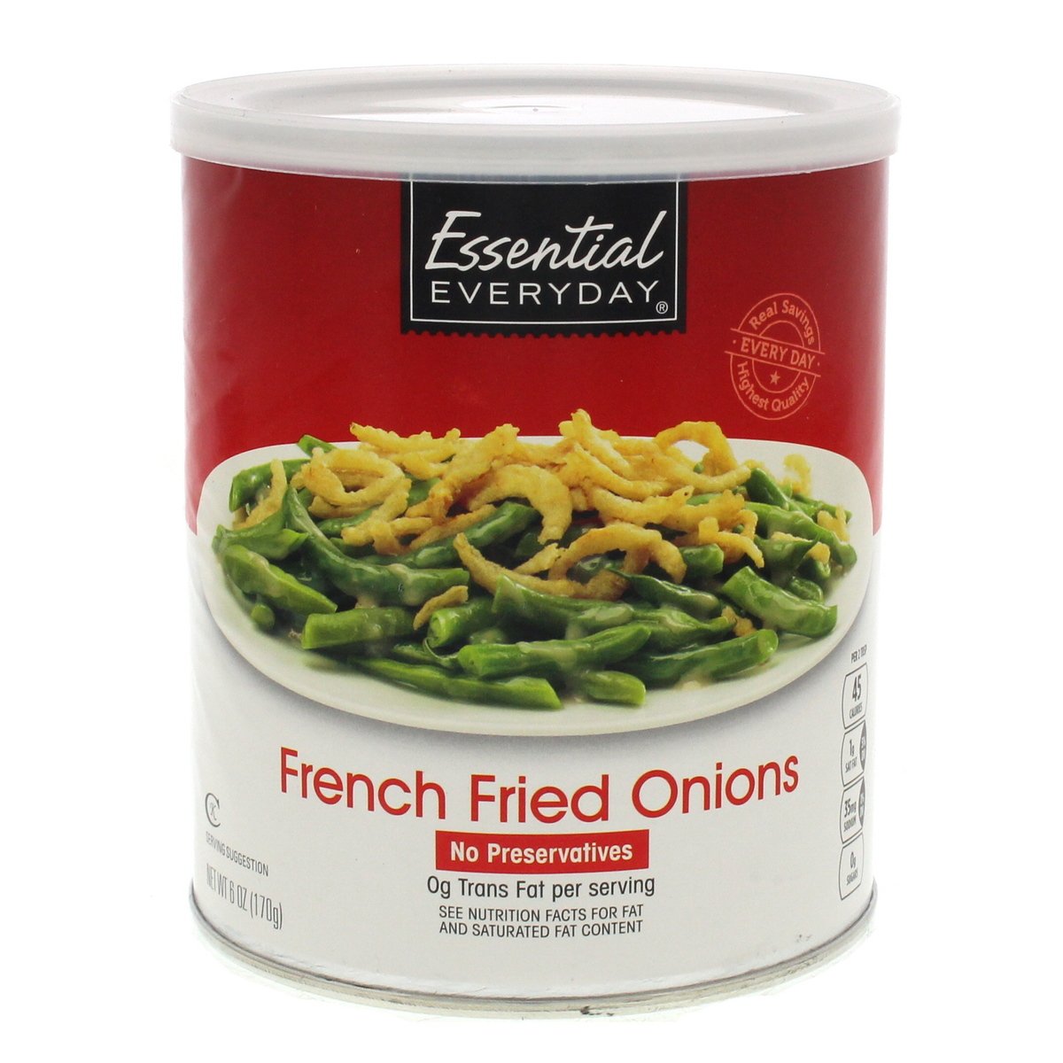 Buy Essential Everyday French Fried Onions 170 g Online at Best Price | Potato Bags | Lulu Kuwait in Kuwait
