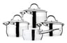 Bergner Gourmet Stainless Steel Induction Cookware Set 7pcs