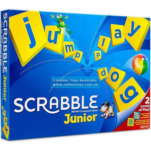 Mattel Scrabble Junior Jump Play Dog Game