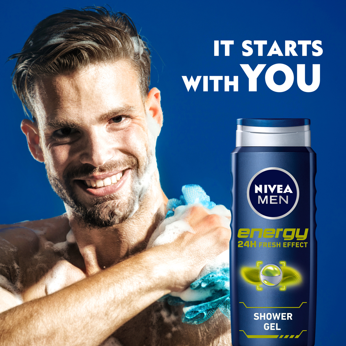 Nivea Shower Gel Energy For Men 500 ml