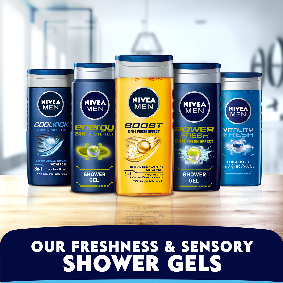 Nivea Shower Gel Energy For Men 500ml
